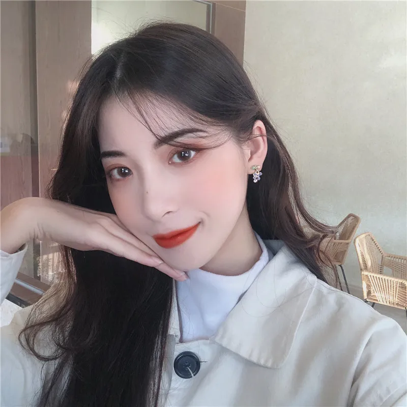 Женские серьги-гвоздики из цинкового сплава серьги-пусеты с застежкой на спине |