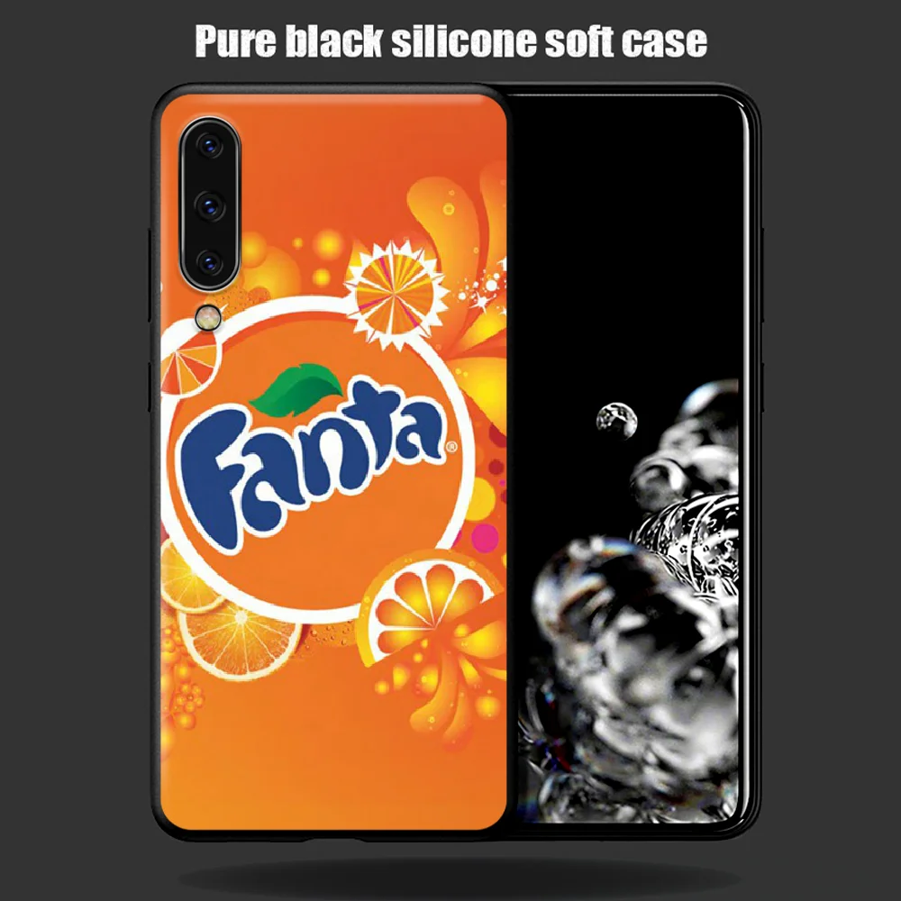 

Fanta Drink Orange Phone Case Cover For Samsung Galaxy A7 8 10 20 20e 21 30 30S 31 41 50 50S 51 70 71 91 black Hoesjes Luxury