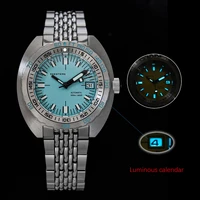 top brand luminous diver watch automatic men date 200m turn bracelet seestern wristwatch retro sub300t mechanical sapphire glas