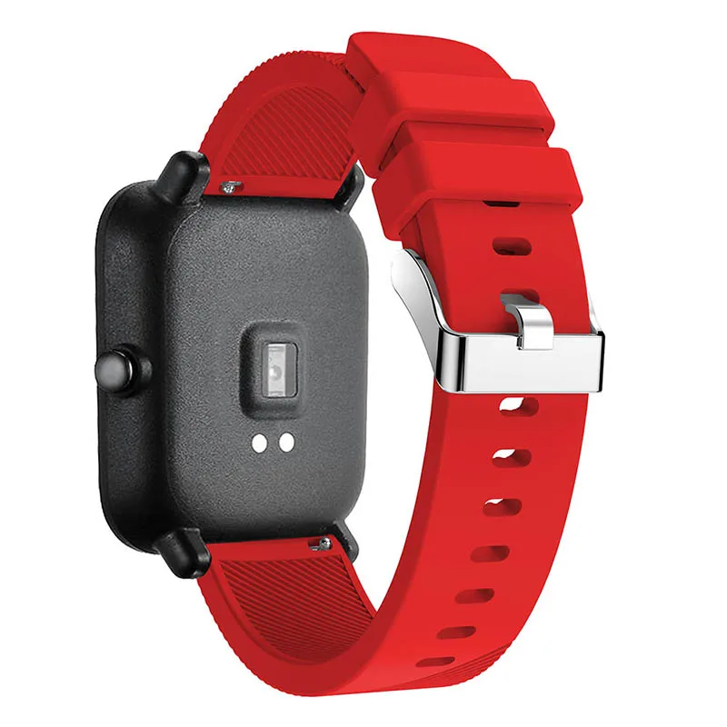 Для Xiaomi Huami Amazfit GTS силиконовый ремешок на запястье Замена для samsung Galaxy watch 42 мм gear sport/s2 Смарт-часы полосы
