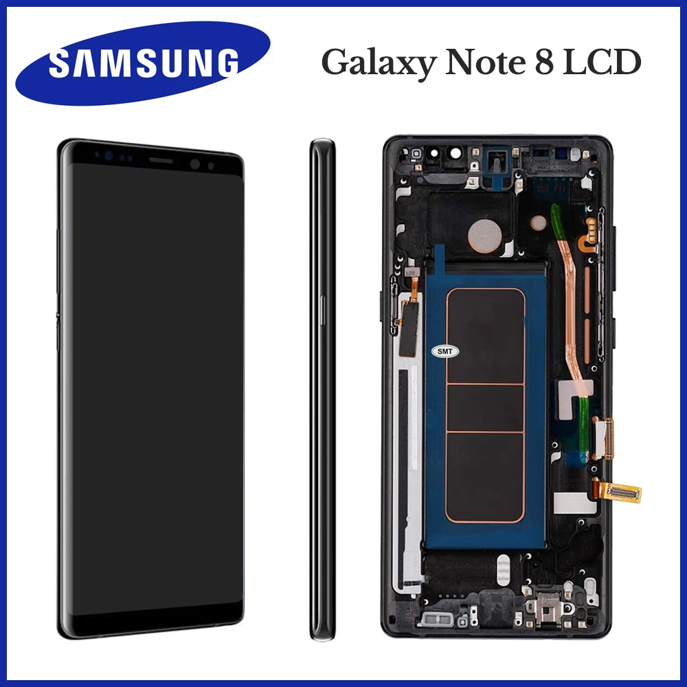 6 3 &quotОригинальный супер AMOLED дисплей для SAMSUNG Galaxy NOTE 8 LCD N950 N950F сенсорный экран