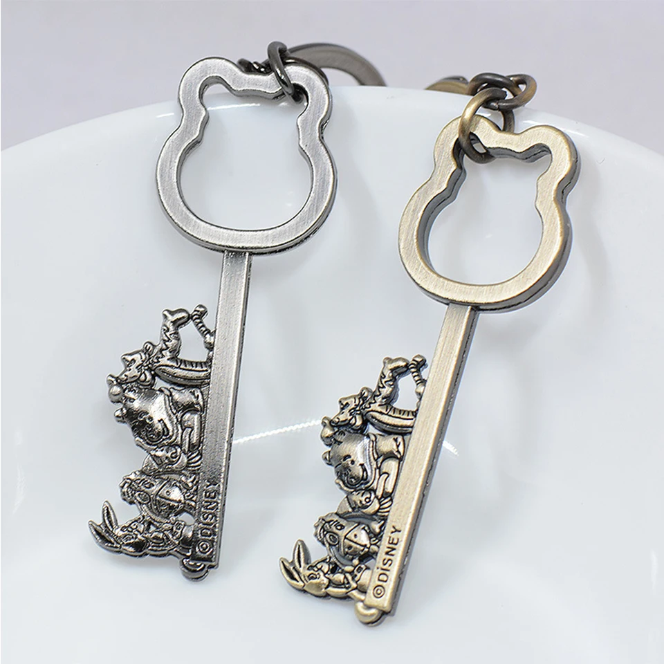 Милый Винтажный Бронзовый чехол с Микки-Маусом для мужчин и женщин брелок