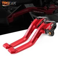 2022 new for ducati monster 696 695 796 400 620 m 600 m 900 m 620 motorcycle cnc adjustable short brake clutch levers