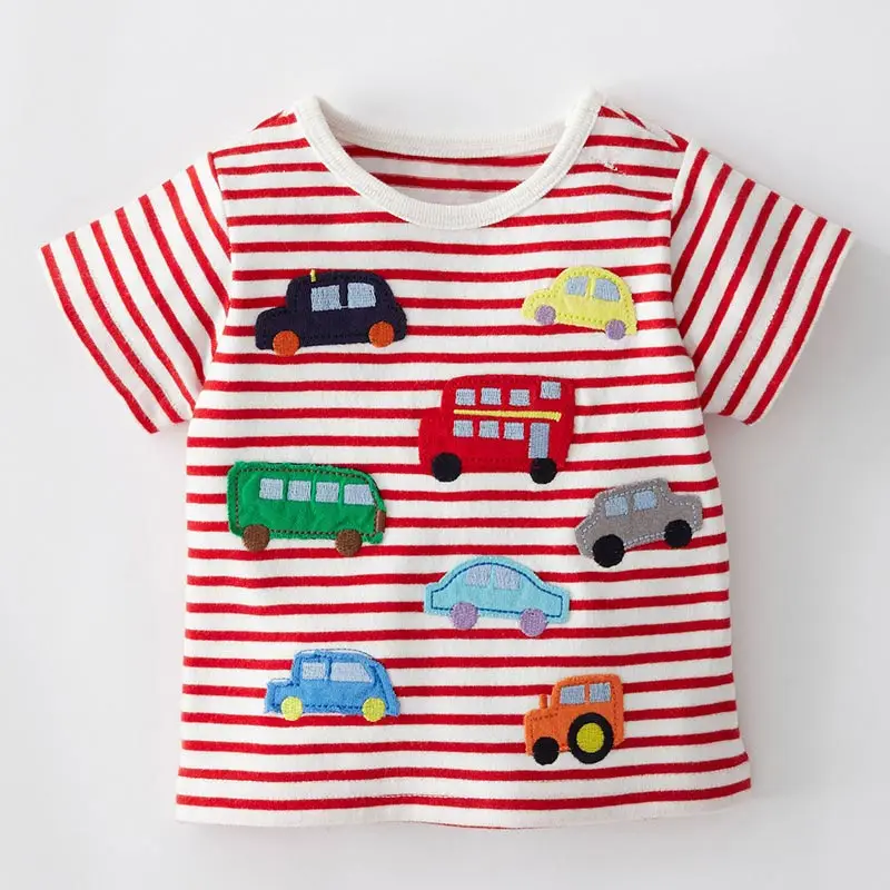 

Children's T-Shirt for Boys Kids T-Shirt Cartoon Print Girls Funny Clothes Baby Cotton Shirt TeesTops Summer Clothes 1-6Y