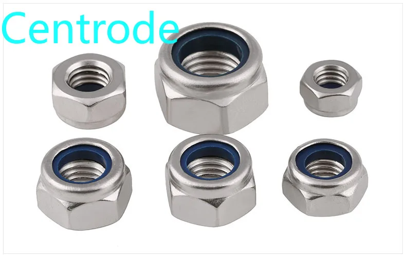 304 противоскользящая гайка из нержавеющей стали с тонкой