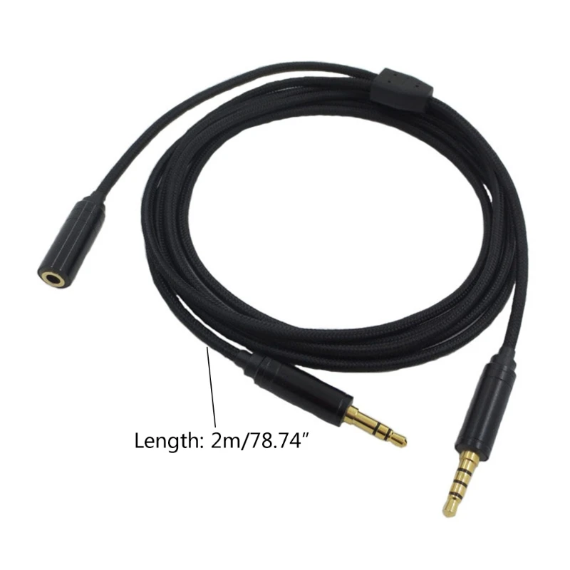 

Headset Splitter Cable 3.5mm 1 Female to 2 Male Headphone Mic Audio Y Splitter