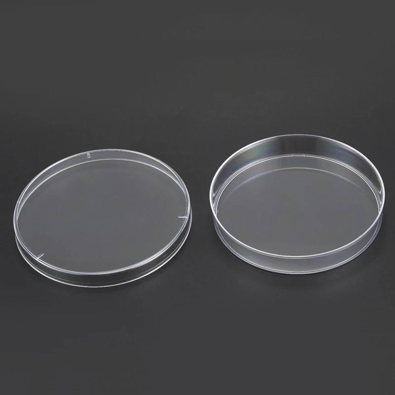 

20 Pack Sterile Plastic Petri Dishes, 100mm Dia x 15mm Deep, with Lid