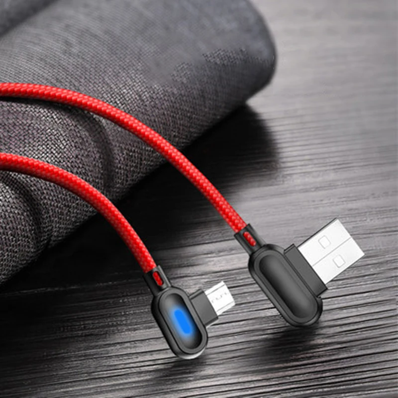 NOHON 90 градусов USB кабель для iPhone XS Max XR X 8 Micro usb type C USBC телефонный кабель для samsung huawei быстрое зарядное устройство USB C кабель