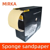mirka sponge sandpaper golden dry grinding hand torn sand skin car putty hardware derusting antique polishing