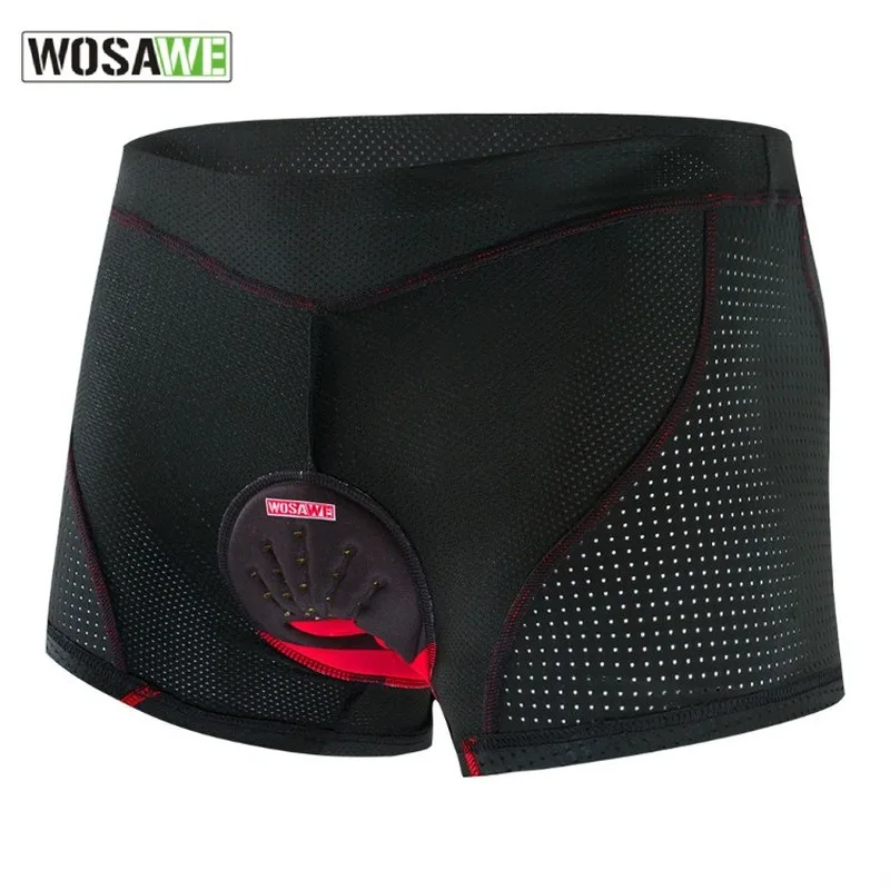 

Men's Cycling Underwear with Shockproof Gel Pad Cycling Shorts Underpant Road Mountain Bike Bicycle Shorts MTB Biker Underwear
