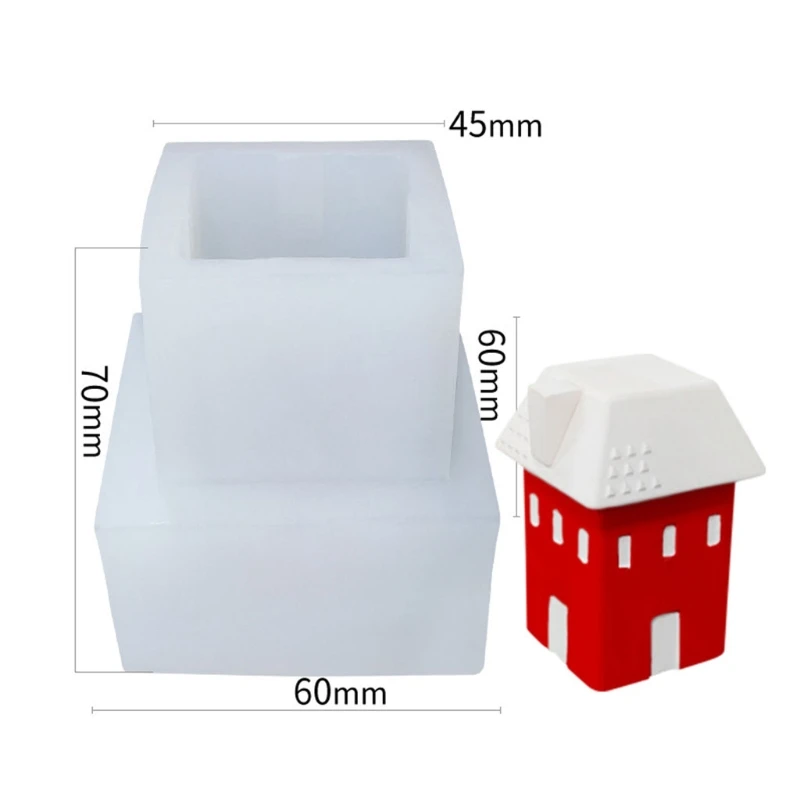 

Crystal Epoxy Resin Mold Mousse Cake Christmas Silicone Mould DIY Crafts Clay Making Baking Tool