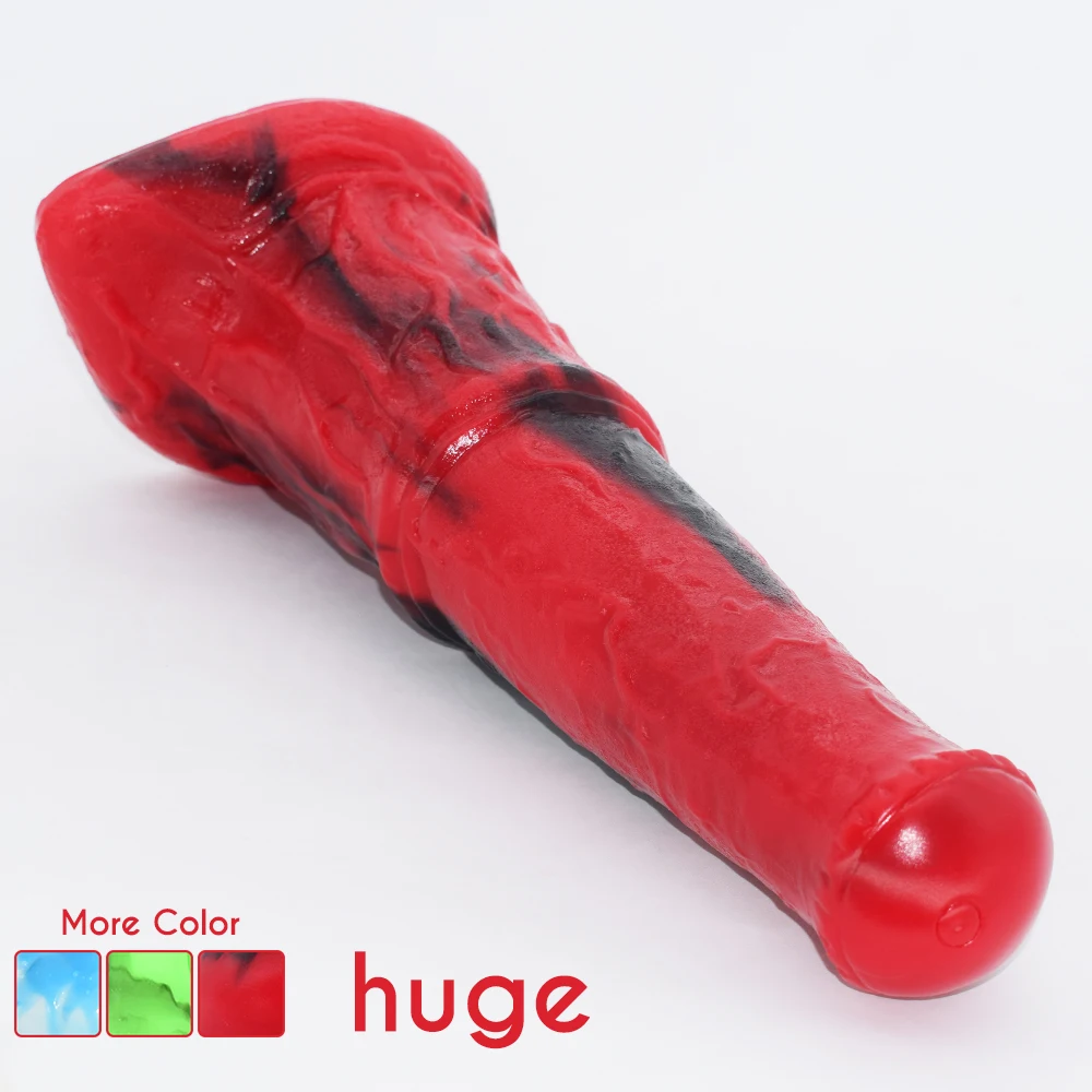 Фаллоимитатор FRRK с большим наконечником настоящий толстый конский пенис