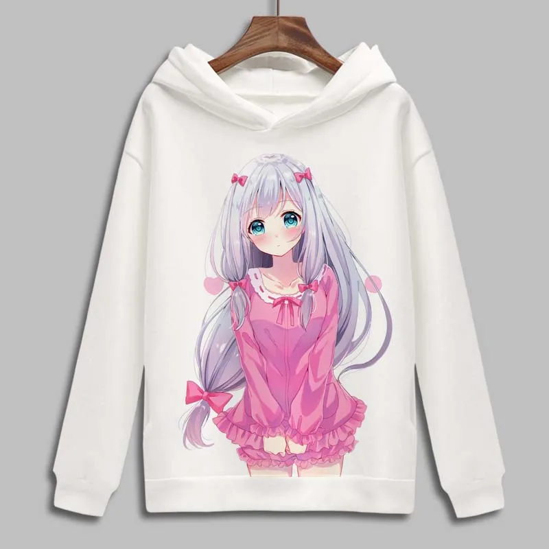 Короткая футболка с героями из японского аниме Izumi Sagiri Масамунэ Ямада эльф