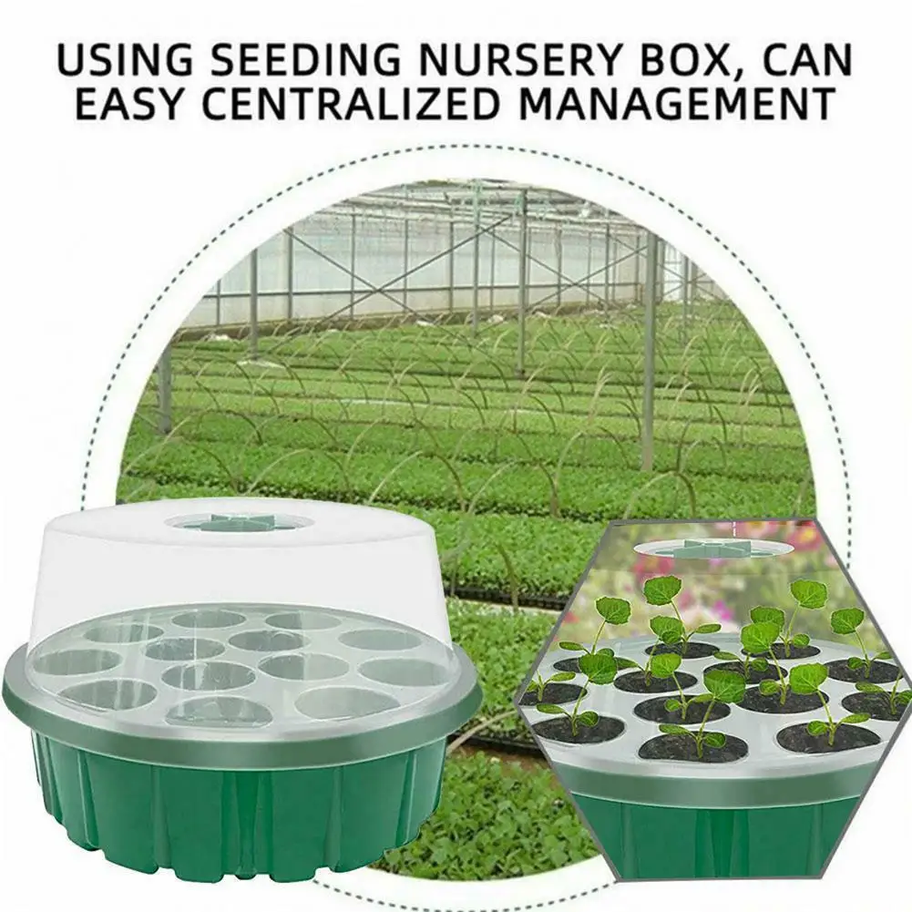 

70% Dropshipping!!Nursery Box Moisturizing Labor-Saving Plastic Grow Starting Germination Propagator for Gardening