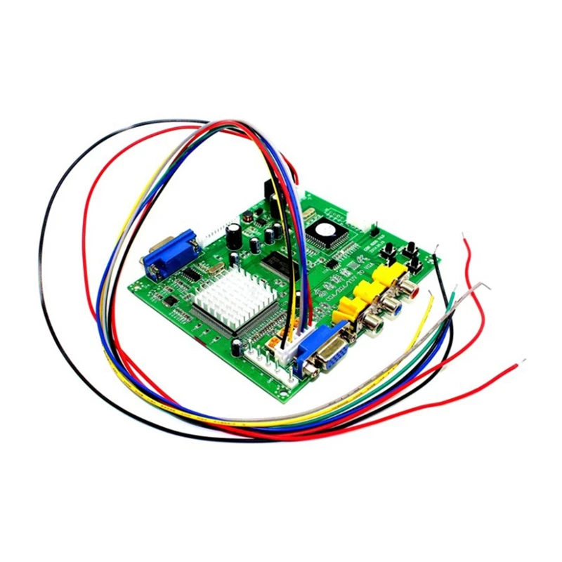 Для аркадных игр плата преобразователя сигнала CGA/YUV/EGA/RGB в VGA HD (двойной выход)