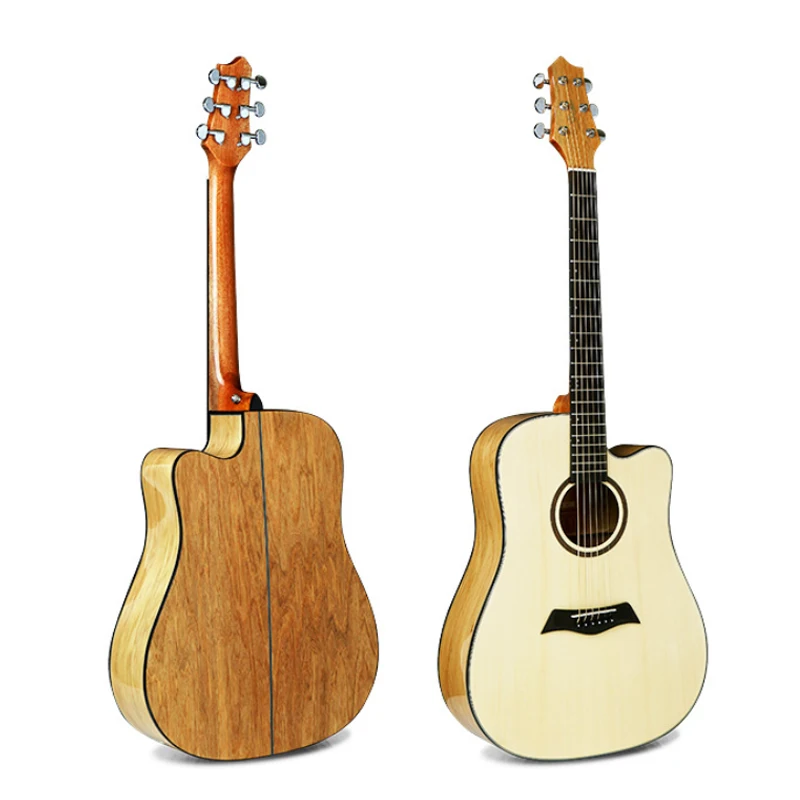 41 дюймовый яркий ель Гитары клавиатура из древесины красных пород акустической