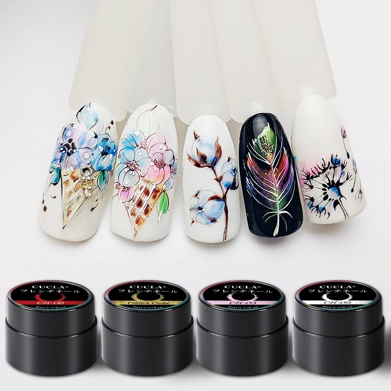 12 Colors High Saturation Nail Gel Flower Drawing Quick Dry Waterproof DIY Design Long Lasting Easy To Wear Art TSLM2 | Красота и