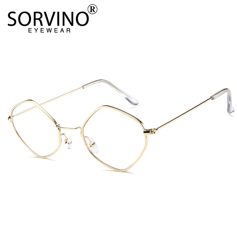 Солнцезащитные очки SORVINO винтажные маленькие квадратные с синими бриллиантами