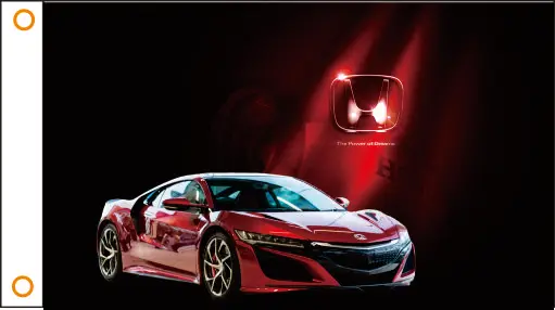 Флаг автомобиля на заказ флаг H0NDA баннер 3x5 футов 100% полиэстер 05 | Дом и сад