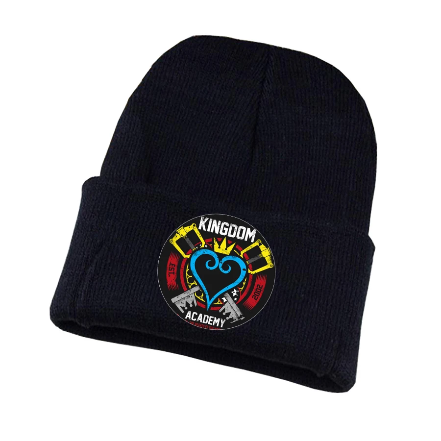 

anime Kingdom Hearts Knitted hat Cosplay hat Unisex Print Adult Casual Cotton hat teenagers winter Knitted Cap