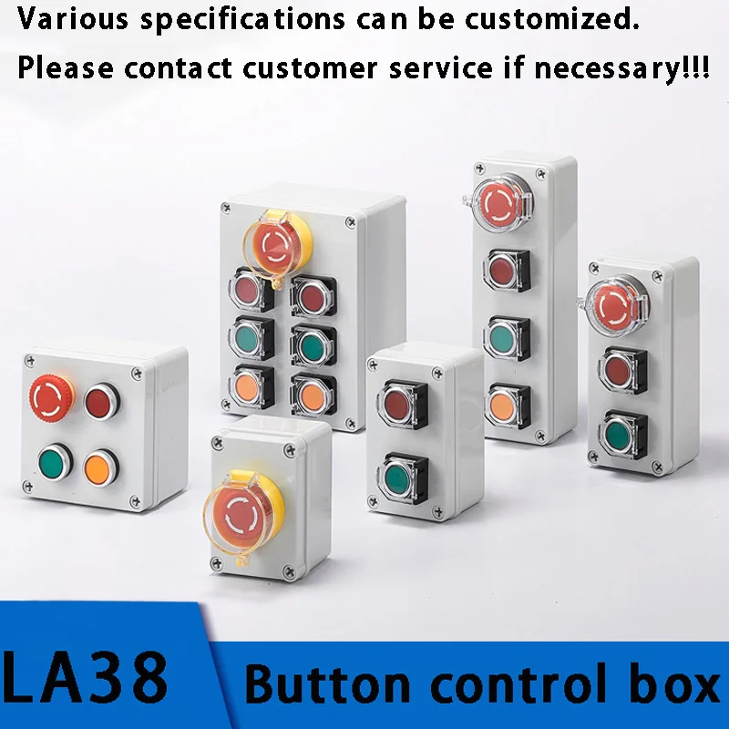 

NEW high-quality Switch with arrow button control box self start button water tank electrical industrial emergency stop switch
