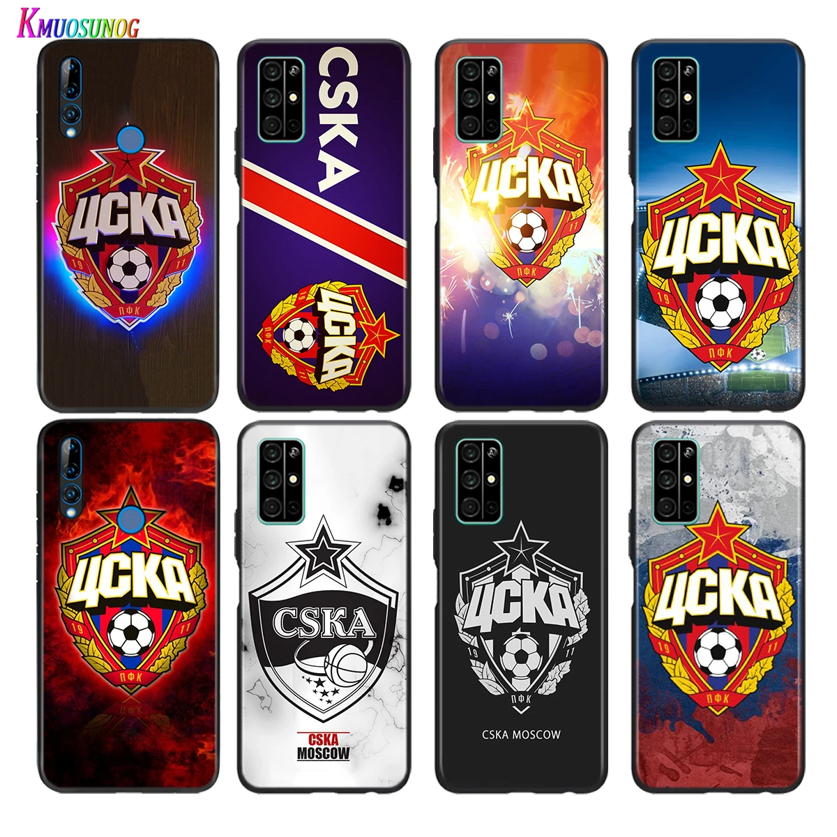 

Soft Black Cover HOT Russia PFC CSKA For Honor 30 30S V30 V20 9N 9S 9A 9C 20S 20E X10 20 7C Lite Pro Plus Phone Case
