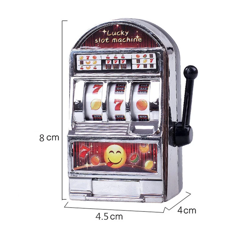 

Lucky Jackpot Mini Slot Machine Antistress Toys Games for Children Kids Safe Machine Bank Replica Funny Gag Toys Christmas Gifts