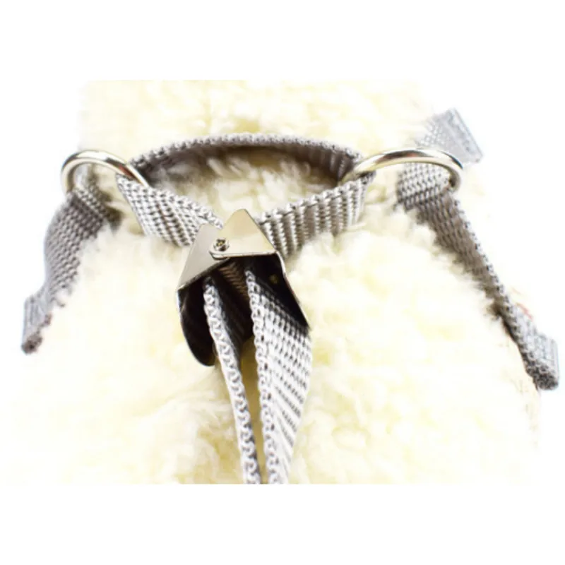 Шлейка для домашних животных хлопковая дышащая сетчатая жилетка с мультяшным