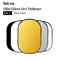 selens reflector portable photography studio photo collapsible light reflector for outdoor studio reflector 100150cm 5 in 1