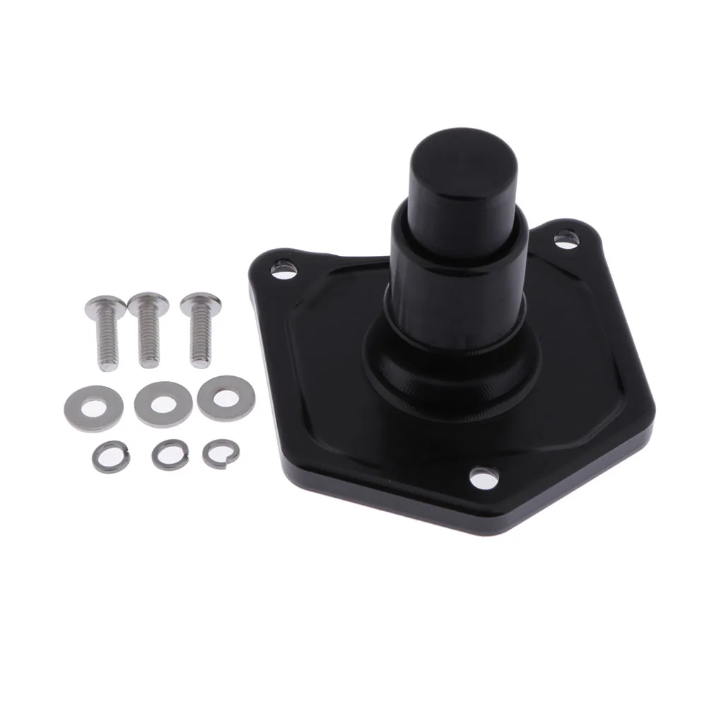 Black solenoid push button starter for Harley 91-17 EVO TWIN CAM 17762