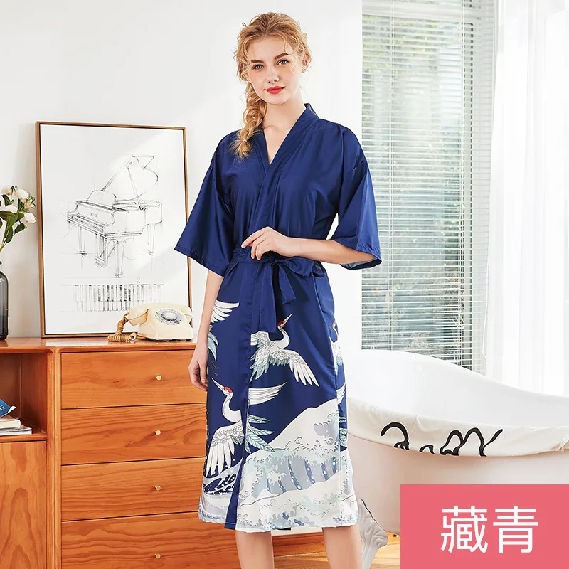 

Bridesmaid Robes Pajamas Bathrobe Nightgown Spa pink white red Kimono bathrobe Women's Simplicity Pajamas Wedding Party robes