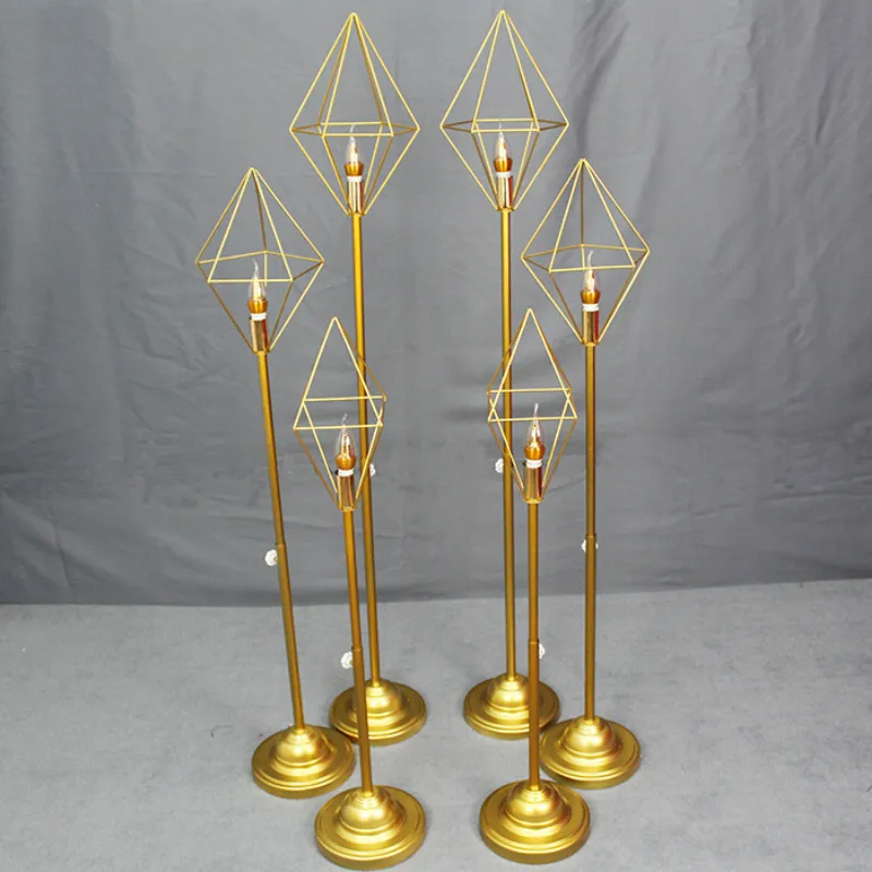 Винтаж де Йерро de Metal diamantes светодиодный Luz Хадас Navidad fiesta boda camino Decoración|Украшения