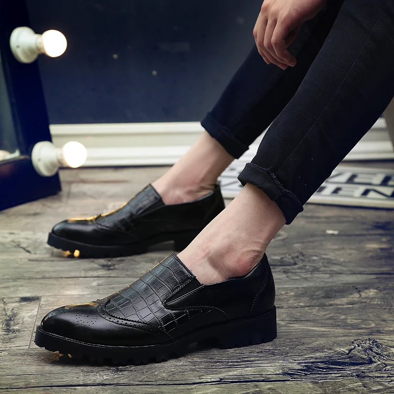 Zapatos Casuales Para Hombre Men Casual Shoes 2020 Leisure Black Fashion Sapato Causal For Men's Leather