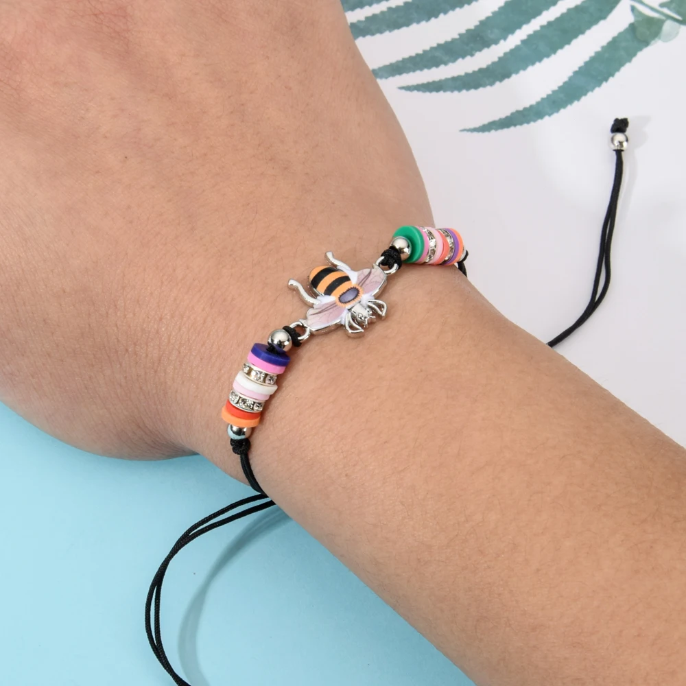 12 шт регулируемый браслет набор женский эмалированный черепаха Единорог бабочка