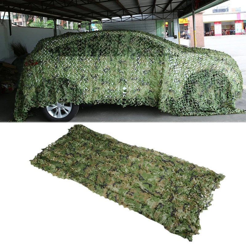 

1.5x5m Camping Camo Net Woodland Jungle Military Camouflage Net Garden Car Cover Hunting Shooting Fishing Shelter Hide Netting