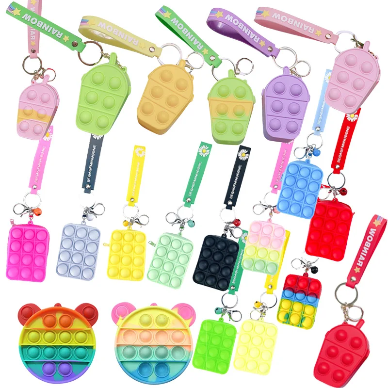 

Новые игрушки большого размера для пальцев, пузырьковый Поппер, кулон, новая сумка, лидер продаж, игрушки для взрослых для декомпрессии, Дет...