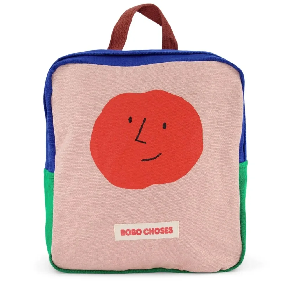 

AW21 Kids Backpack Bags Fashion New Children Boys Girls Backpack Color Block Small School Bag Machting Accessory Autumn Winter