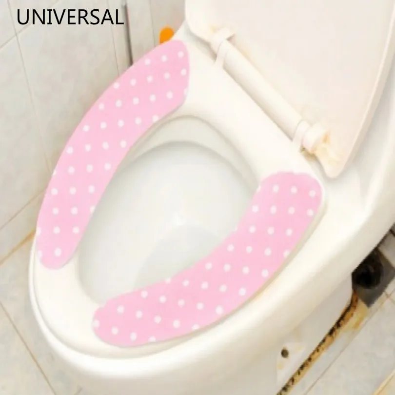Чехол на сиденье унитаза с Санта-Клаусом Рождественский чехол унитаз коврик для