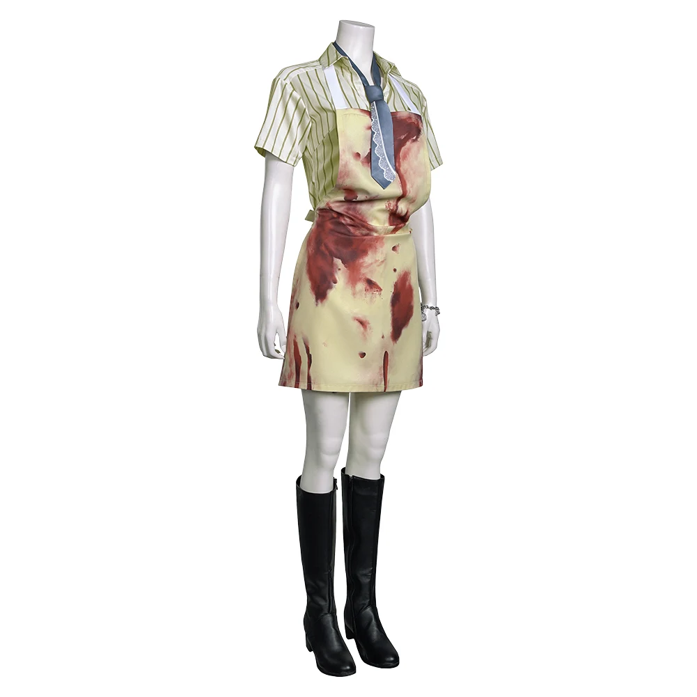 

2021 Anime Cosplay Texas Chainsaw Massacre Leatherface Thomas Hewitt Cosplay Costume Shirt Apron Outfits Halloween Carnival Suit