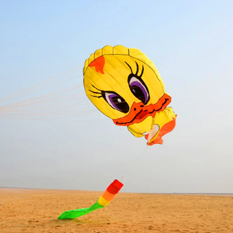 Бесплатная доставка 6 м большой воздушный змей-утка уличные игрушки cometa acrobatica