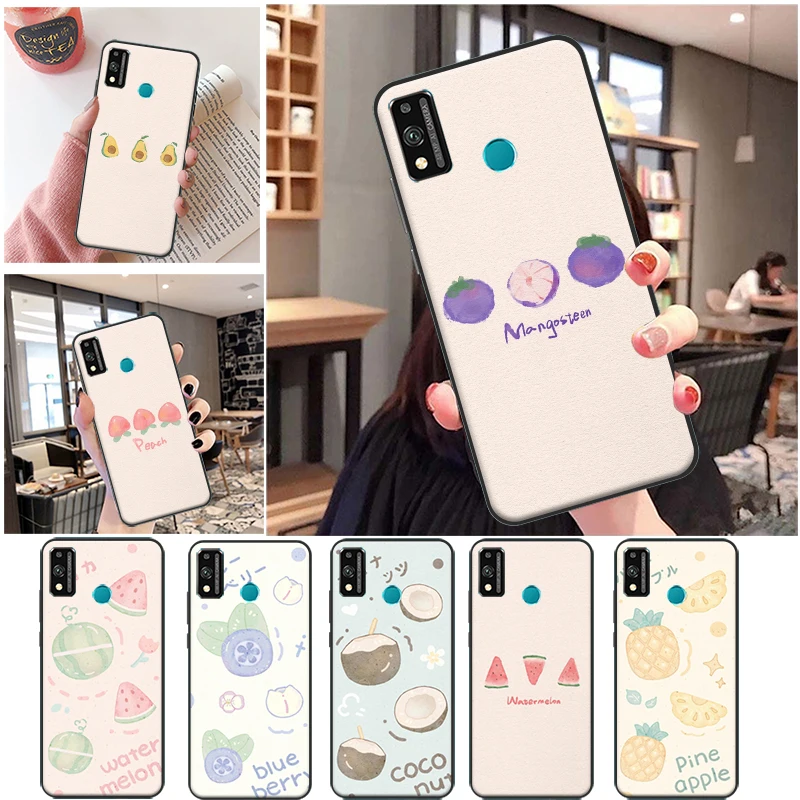 

Coconut Cute Phone Case For Huawei Honor 10 V10 10i 10X 9X V9 9 Lite 8X 8C 7X Back Cover Soft TPU Funda Coque Cases