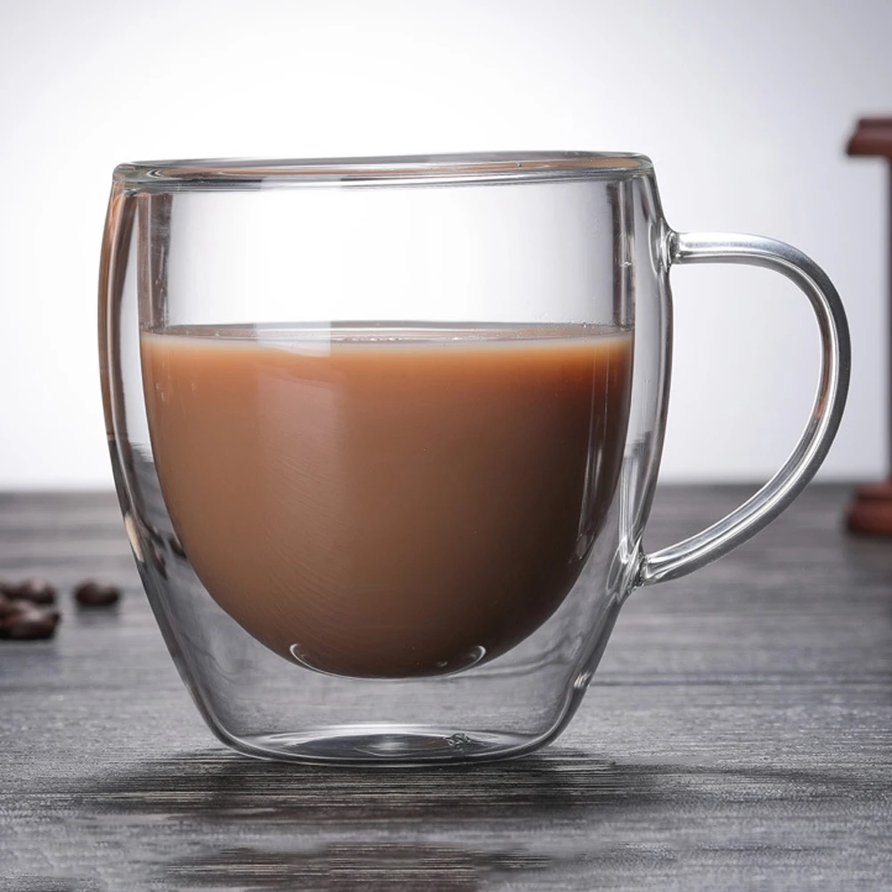 Стеклянная кофейная чашка кружка посуда для напитков кухонные принадлежности