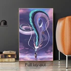 Полноразмерная 5D алмазная картина сделай сам, Набор для вышивки крестиком Хаяо Миядзаки, картина с изображением Стразы EmbroideryZP-1555