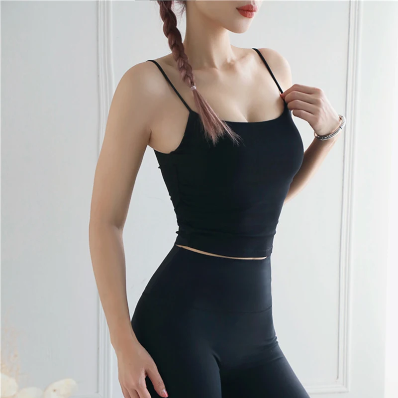 Zhangyunuo Yoga Padded Sports Bra Push Up Athletic Crop Top Running Fitness Wear For Women Gym |