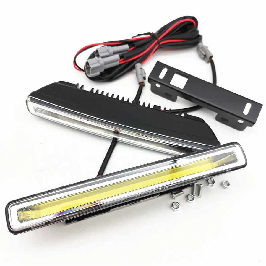 

1 Pair 20W Xenon White LED Light Car DRL Driving Fog Lamps 6000K with Brackets