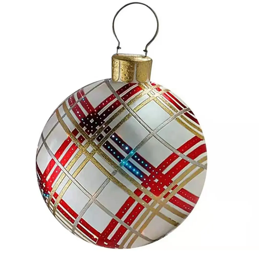 

Outdoor Christmas Inflatable Decorated Ball PVC Inflatable Ball Giant Christmas Inflatable Ball Christmas Tree Decorations