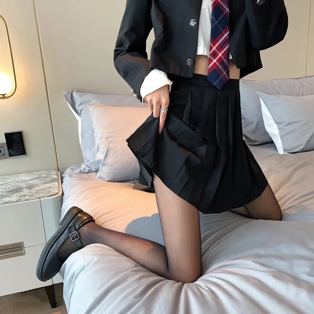 Summer sexy silky ultra-thin black silk pantyhose seamless high waist anti-hook stockings ins thin section | Женская одежда