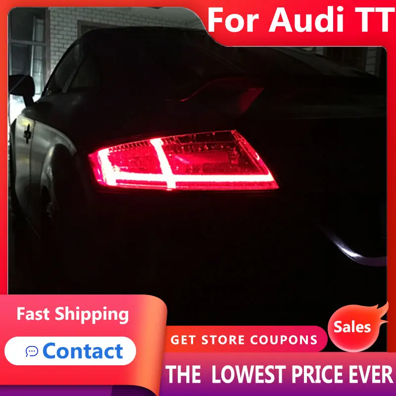 Задние фонари HANA для Audi TT 2006-2013 светодиодный ная задняя фара Светодиодные ДХО