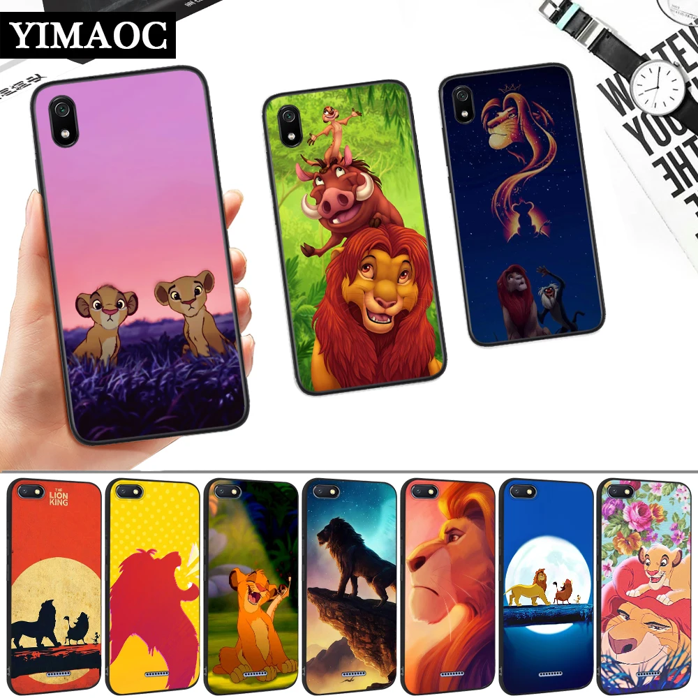 Мягкий силиконовый чехол с изображением Льва короля кота Simba для Redmi 4A 4X5 Plus 5A 6 Pro 6A