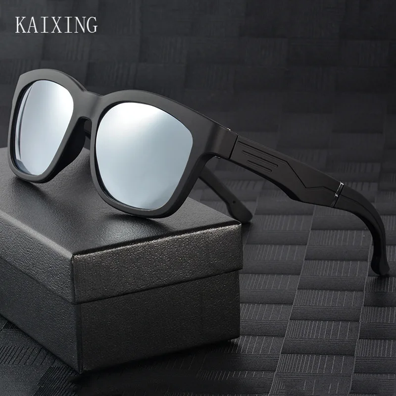 Jual KAIXING Kacamata Pintar Merek 2020 Baru 5.0 Panggilan Musik Bluetooth Nirkabel Kacamata Terpolarisasi Cermin UV400 Untuk Pria Wanita K190